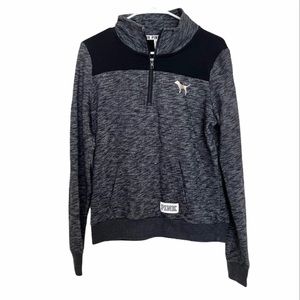 Victoria’s Secret PINK Half Zip Pullover Sweater